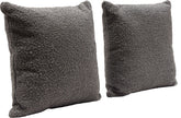 Square Accent Pillows (Set of 2) - Charcoal By Diamond Sofa